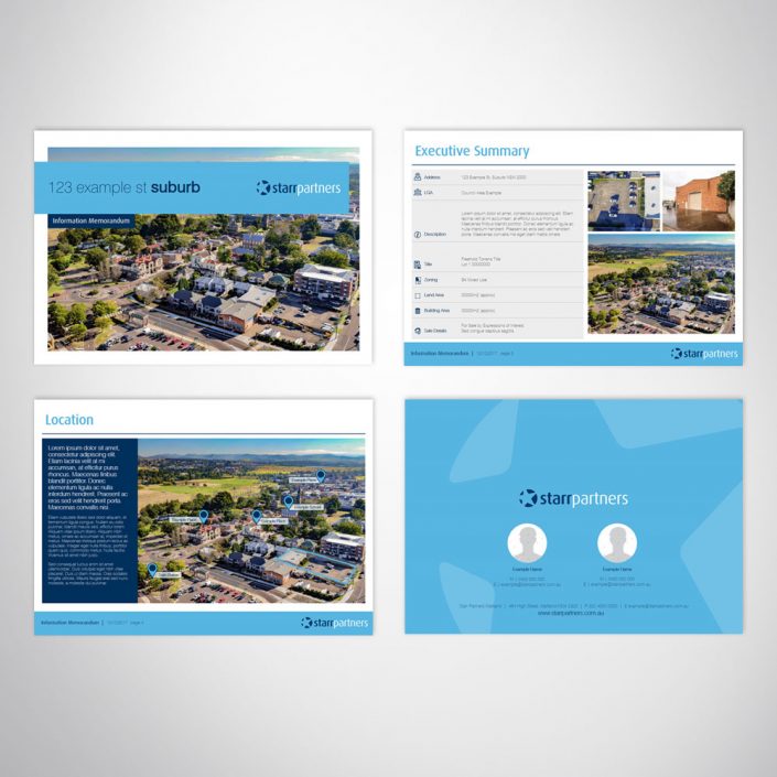 Custom Branded Professional Digital Brochure A4 Landscape Microsoft PowerPoint Template - Professional Document Formatting Services